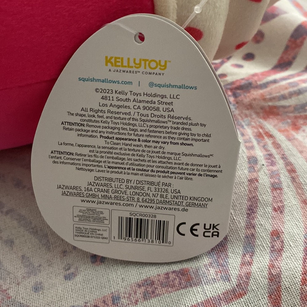 Squishmallows Squishmallow cinnamon frozen yogurt valentines stuffed plush - Picture 5 of 6